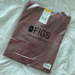 FIGS mauve casma scrub top size small